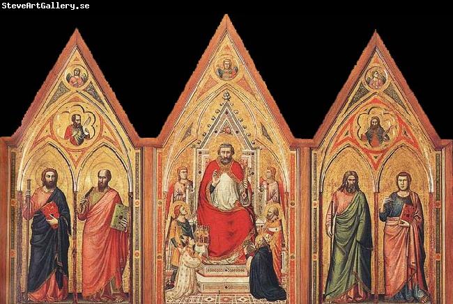 GIOTTO di Bondone The Stefaneschi Triptych